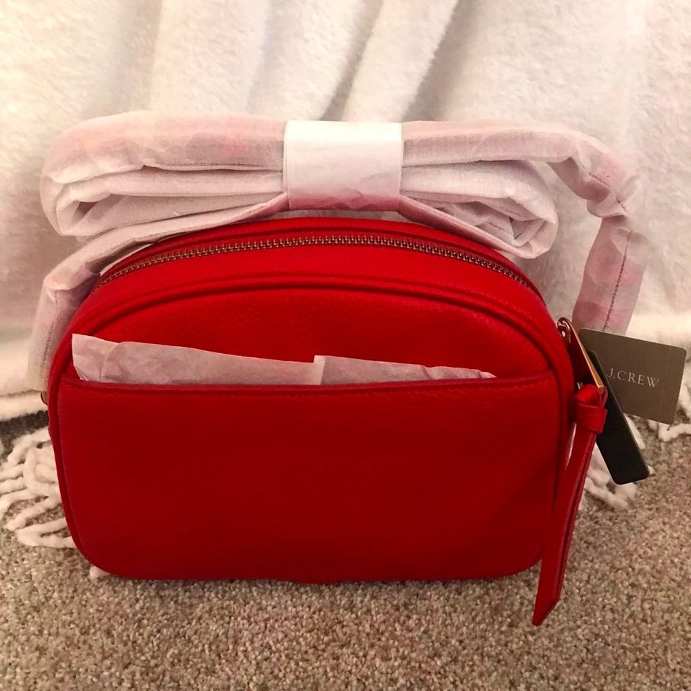 J Crew Devon Red Bag